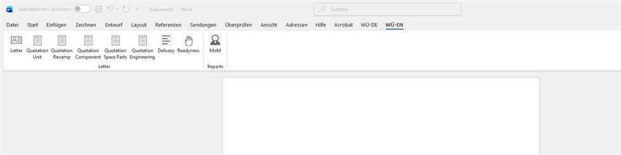 Word-Plugin – Adressauswahl